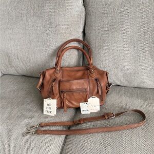We The Free Baby Emerson Tote brown saddle